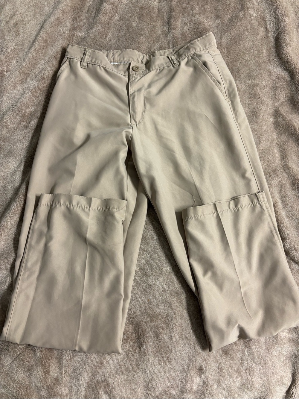 Izod Men's Light Khaki Work Chinos